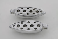 HARLEY Chrom Trittbretter im Tropfenform-Design für 0- Alle Modelle mit weiblichem Montageblock