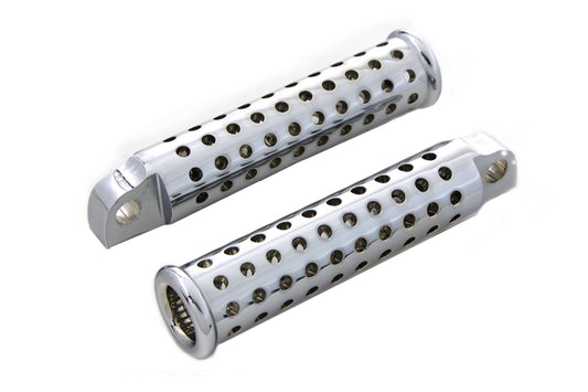 HARLEY Chrome Silent Trittbrett-Set passend für 0- Alle Modelle mit weiblichem Montageblock