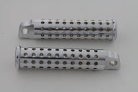 HARLEY Chrome Silent Trittbrett-Set passend für 0- Alle Modelle mit weiblichem Montageblock
