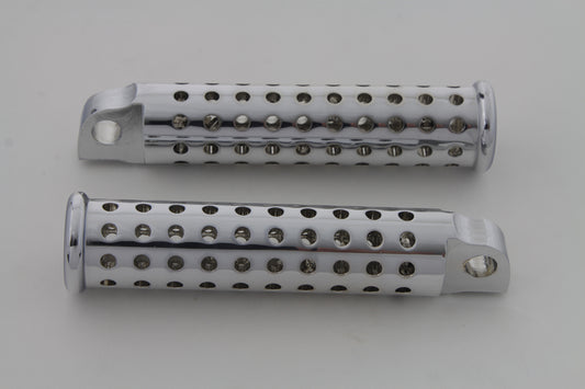 HARLEY Chrome Silent Trittbrett-Set passend für 0- Alle Modelle mit weiblichem Montageblock