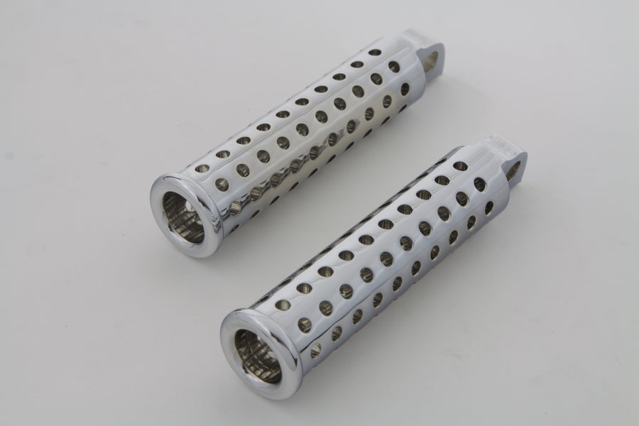 HARLEY Chrome Silent Trittbrett-Set passend für 0- Alle Modelle mit weiblichem Montageblock