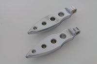 HARLEY Chrome Dagger Fußrasten-Set, gebohrt, passend für alle Modelle mit weiblichem Halter (0-)