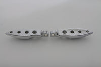 HARLEY Chrome Dagger Fußrasten-Set, gebohrt, passend für alle Modelle mit weiblichem Halter (0-)