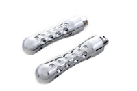 HARLEY Chrome Contour Agostinni Fußrasten-Set Passend für 0-  Alle, alle Modelle mit weiblicher Aufnahme