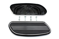 HARLEY Fahrertrittbretter Set schwarz passend für FLST Modelle ab Baujahr 1986, FLT Modelle ab Baujahr 1980,