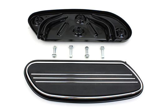 HARLEY Fahrertrittbretter Set schwarz passend für FLST Modelle ab Baujahr 1986, FLT Modelle ab Baujahr 1980,