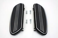 HARLEY Fahrertrittbretter Set schwarz passend für FLST Modelle ab Baujahr 1986, FLT Modelle ab Baujahr 1980,