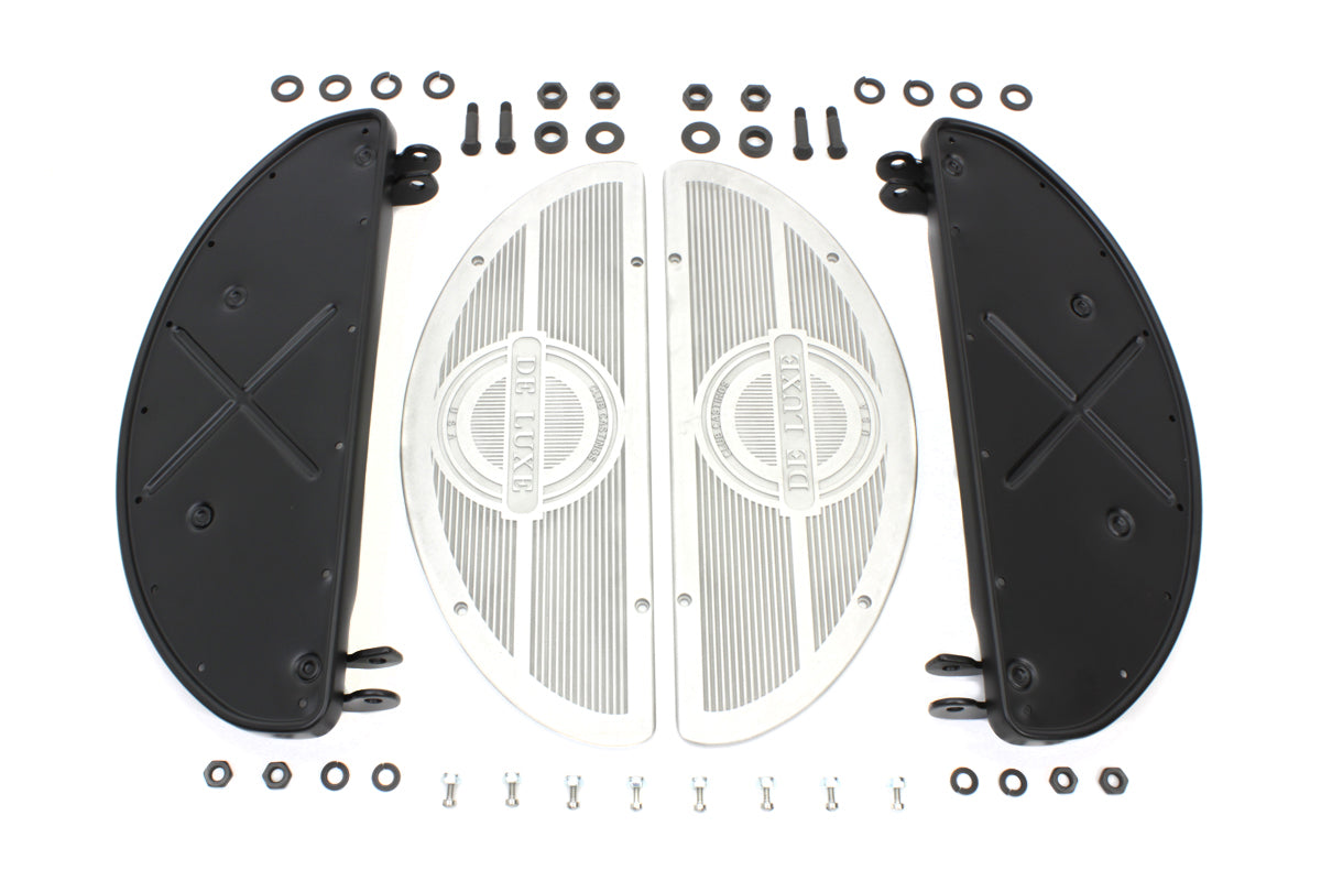 HARLEY Deluxe Half Moon Trittbrett-Set passend für FL 1941–1984, W 1936–1952,