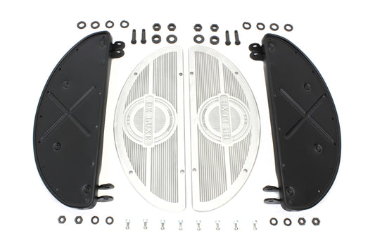 HARLEY Deluxe Half Moon Trittbrett-Set passend für FL 1941–1984, W 1936–1952,