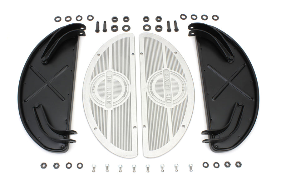 HARLEY Deluxe Half Moon Trittbrett-Set passend für FL 1941–1984, W 1936–1952,