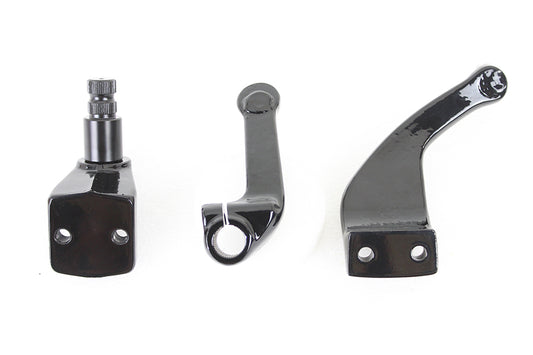 HARLEY Black Driver Replica Fußrastenhalter Set passend für 1982-1994 FXR, 1982-1994 FXR,