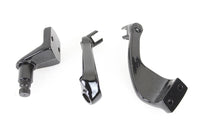 HARLEY Black Driver Replica Fußrastenhalter Set passend für 1982-1994 FXR, 1982-1994 FXR,