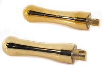 HARLEY Brass Contour Footpeg Set fits 0-  All,