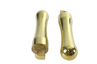 HARLEY Brass Contour Footpeg Set Fits 0-  All, models with female mounting block