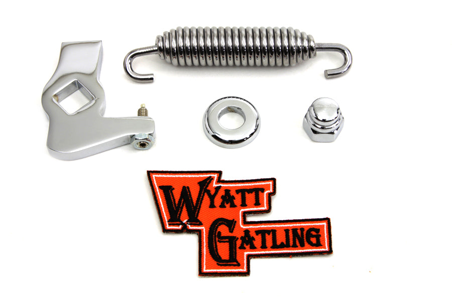 HARLEY Wyatt Gatling Adjustable Kickstand Lock Tab Kit fits 1986-2006 FXST,  1986-2006 FLST,