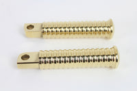HARLEY Ribbed Style Extended Footpeg Set fits 0-  Custom, application