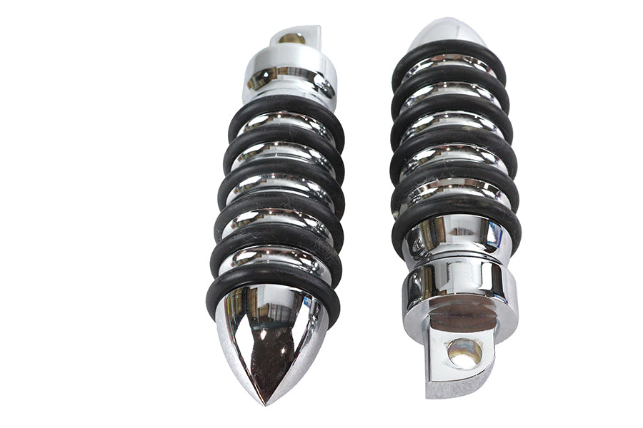 HARLEY O-Ring Style Billet Fußrasten-Set Passend für alle Modelle mit weiblichem Halter (ab Bj. 0-)