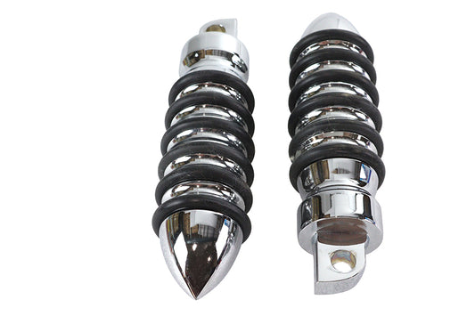 HARLEY O-Ring Style Billet Fußrasten-Set Passend für alle Modelle mit weiblichem Halter (ab Bj. 0-)