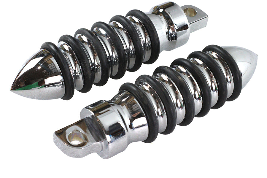 HARLEY O-Ring Style Billet Fußrasten-Set Passend für alle Modelle mit weiblichem Halter (ab Bj. 0-)