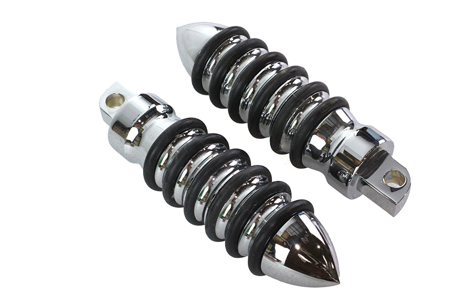 HARLEY O-Ring Style Billet Fußrasten-Set Passend für alle Modelle mit weiblichem Halter (ab Bj. 0-)