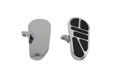 HARLEY Mini Passenger Footboard Set Chrome Fits 0-  Custom, application to fit peg mounts that accep