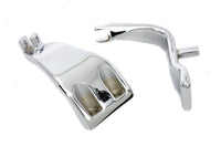 HARLEY FXD Fahrer-Fußrastenhalter-Set Chrom passend für 1991–2017 FXD,