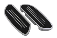 HARLEY Fahrer Trittbrett-Set Chrom Streamliner Style Passend für FLT ab Bj. 1980, FLST ab Bj. 1986,