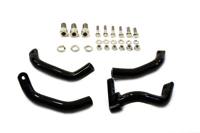HARLEY Trittbrett-Verlängerungssatz Schwarz Passend für 1983-2008 FLT,