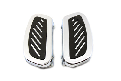 HARLEY Fahrer-Trittbrett-Set Chrom Streamliner Design Passend für 1980-UP FLT, 1986-UP FLST, 1980-UP FL