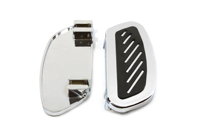 HARLEY Fahrer-Trittbrett-Set Chrom Streamliner Design Passend für 1980-UP FLT, 1986-UP FLST, 1980-UP FL