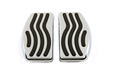 HARLEY Fahrer-Trittbrett-Set im Wave-Design Passend für FLT ab 1980, FLST ab 1986, FLT ab 1980,