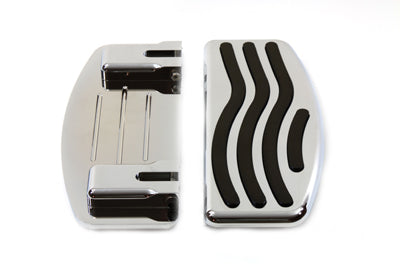 HARLEY Fahrer-Trittbrett-Set im Wave-Design Passend für FLT ab 1980, FLST ab 1986, FLT ab 1980,
