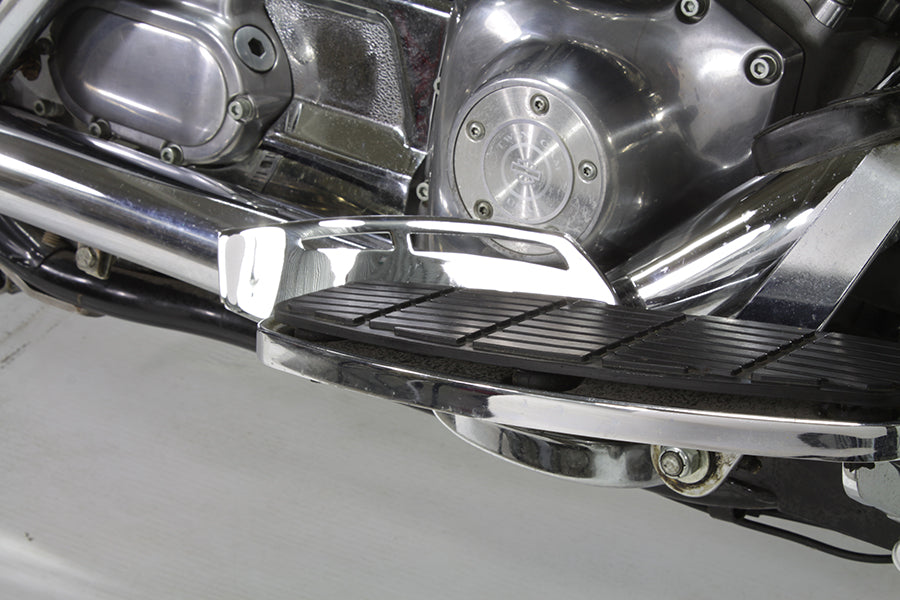 HARLEY Chrome Trittbrett-Stiefelschutz-Kit Passend für 1986-UP FLHXXX, 1986-UP FLT, 1986-2017 FLST, 2012-