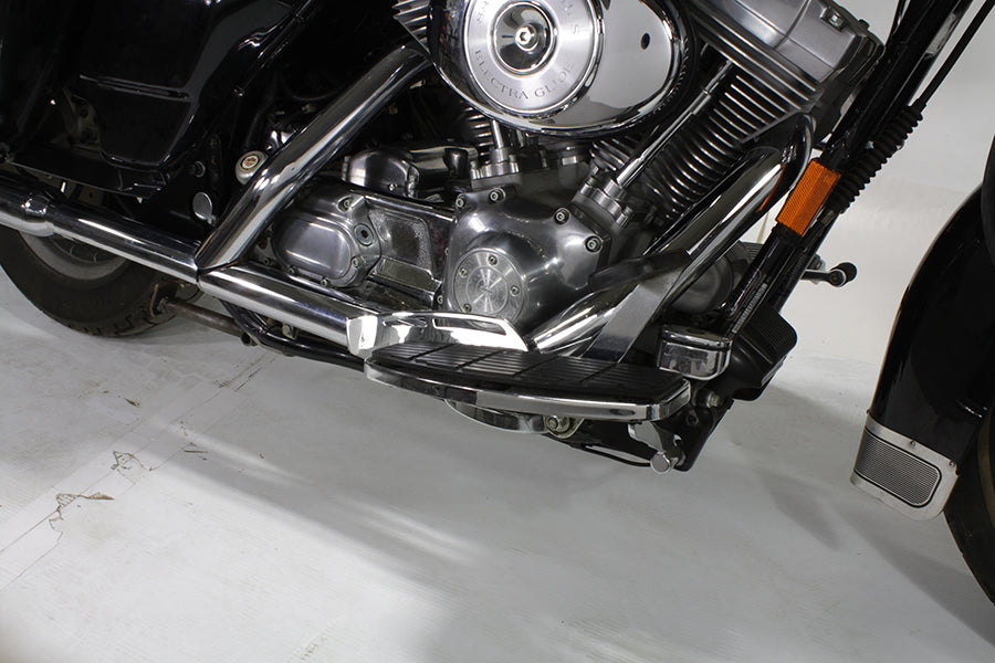 HARLEY Chrome Trittbrett-Stiefelschutz-Kit Passend für 1986-UP FLHXXX, 1986-UP FLT, 1986-2017 FLST, 2012-