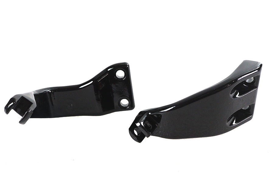 HARLEY FXD Fahrerfußrastenhalterungssatz Schwarz Passend für 1991–2017 FXD,