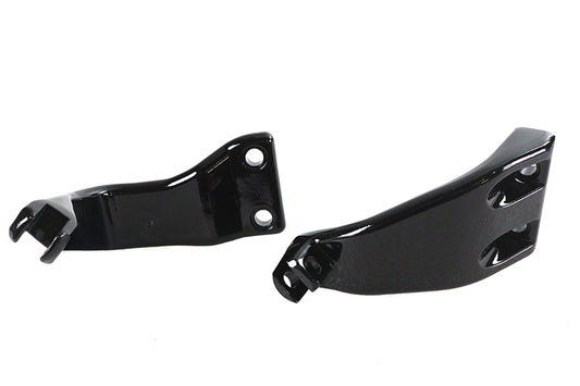 HARLEY FXD Fahrerfußrastenhalterungssatz Schwarz Passend für 1991–2017 FXD,