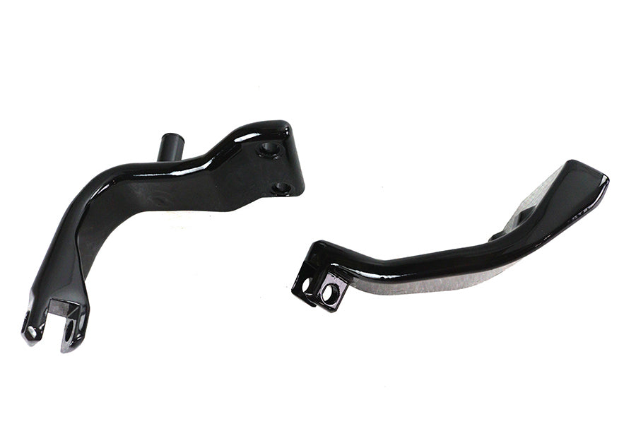 HARLEY FXD Fahrerfußrastenhalterungssatz Schwarz Passend für 1991–2017 FXD,