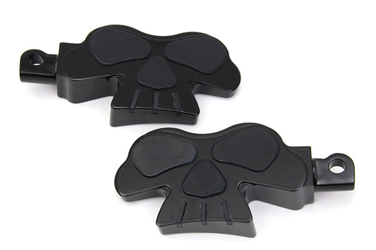 HARLEY Skull Face Footpeg Set fits 0-  All, models with female mounting block