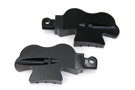 HARLEY Skull Face Footpeg Set fits 0-  All, models with female mounting block