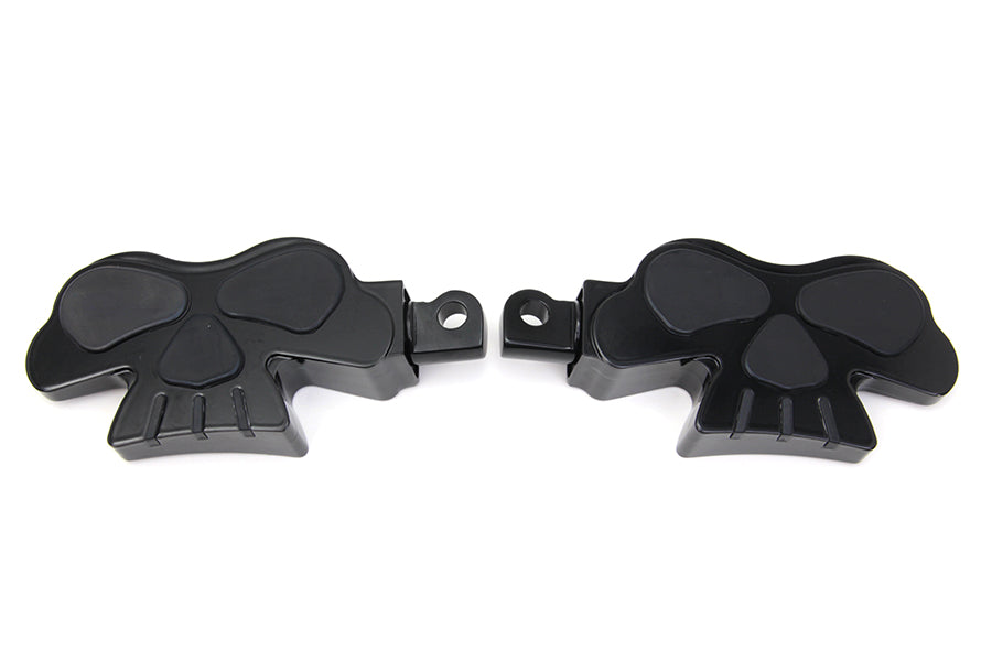 HARLEY Skull Face Footpeg Set fits 0-  All, models with female mounting block
