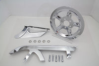 HARLEY Chrom-Riemenschutz- und Riemenscheibenabdeckungskit passend für 2004-UP XL,