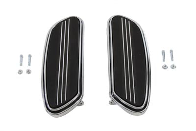 HARLEY Fahrer-Trittbretter Chrom Set Passend für 1980-UP FLT, 1986-UP FLST, 1980-UP FLT,