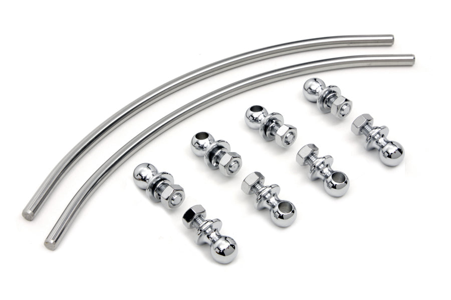 HARLEY Chrom Soziustrittbrettverkleidung Passend für 1941-1965 FL,   1941-1965 G,   1941-1952 W,