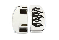 HARLEY Trittbrett-Set im Flammen-Design, passend für 1980-UP FLT, 1986-UP FLST, 1980-UP FLT,
