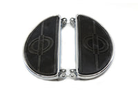 HARLEY Half Moon Trittbrett-Set Chrom Passend für 1940-1984 FL,   1940-1946 U,   1940-1952 W,   1941-1972 G