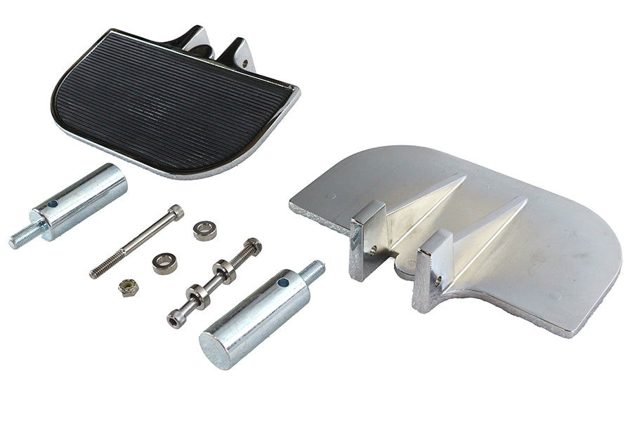 HARLEY Beifahrer-Mini-Trittbrett-Set, Gummi-Stil, passend für 0- Custom, Anwendung