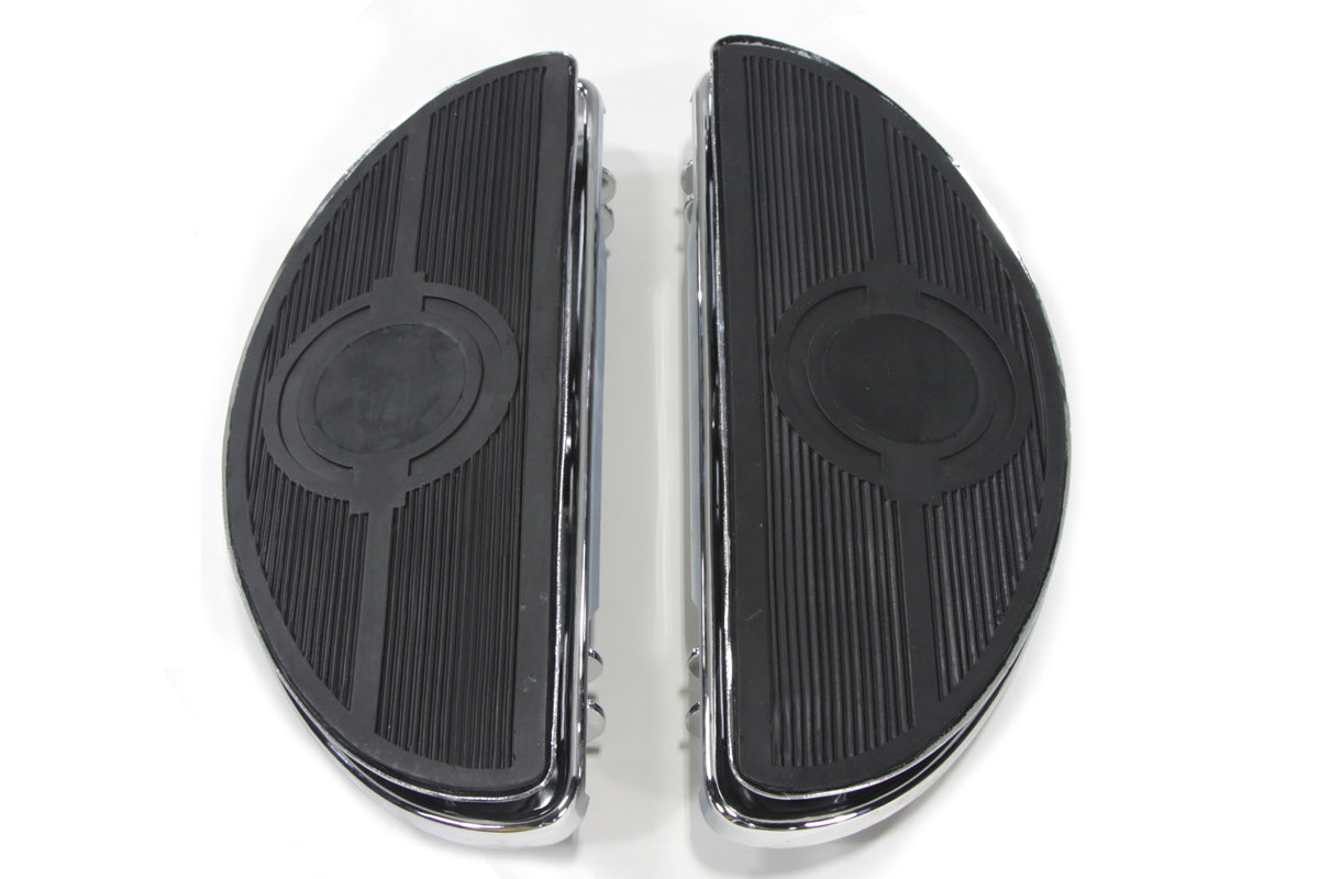 HARLEY Fahrer-Trittbrett-Set Chrom Passend für FLT ab 1980, FLST ab 1986, FLT ab 1980,