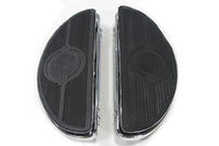 HARLEY Fahrer-Trittbrett-Set Chrom Passend für FLT ab 1980, FLST ab 1986, FLT ab 1980,