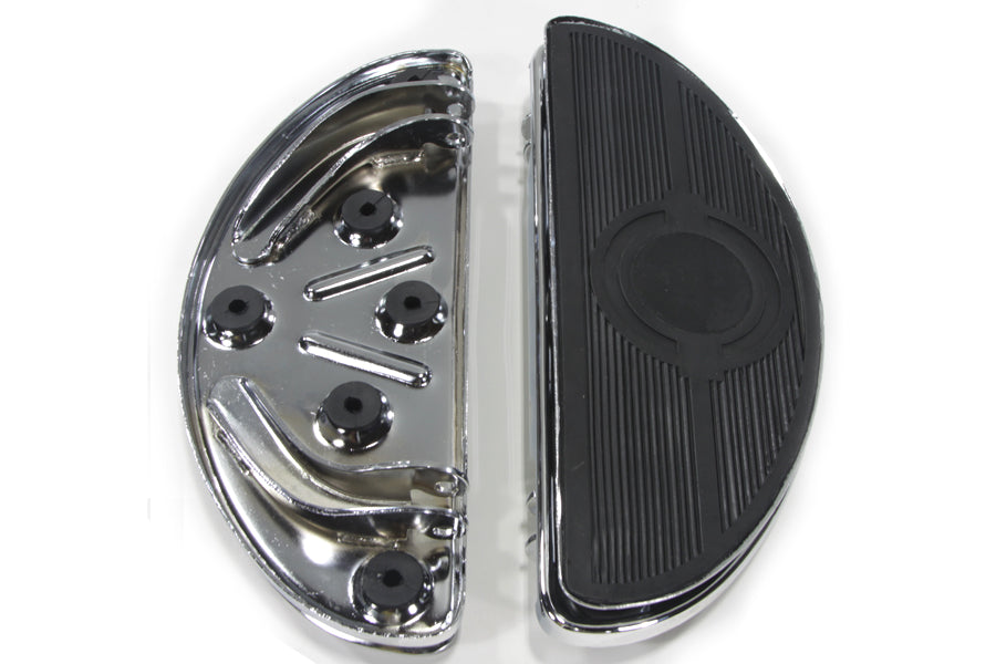 HARLEY Fahrer-Trittbrett-Set Chrom Passend für FLT ab 1980, FLST ab 1986, FLT ab 1980,