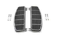 HARLEY Driver ISO Insert Footboard Set D Shaped fits 1940-1984 FL,  1940-1946 U,  1940-1952 W,  1941-1972 G,